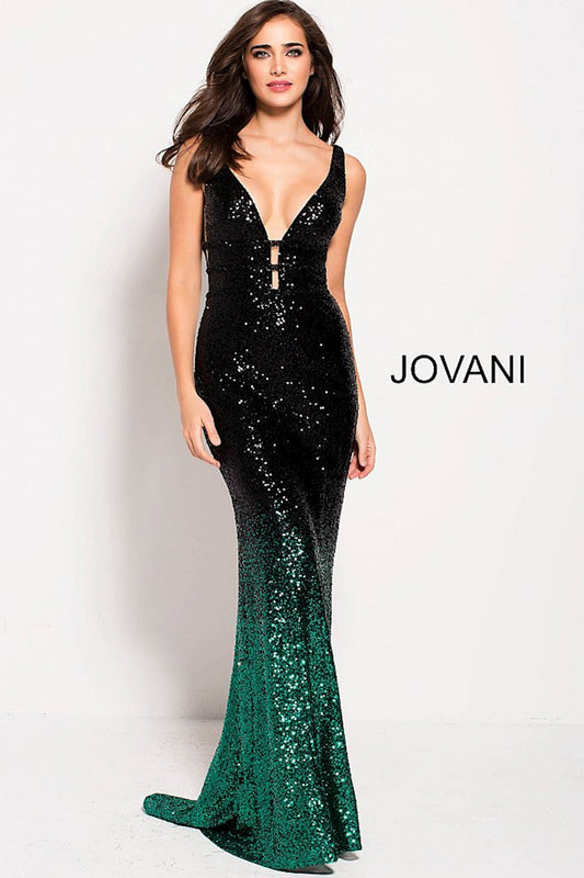 JOV65015 - BLACK TURQUOISE OMBRE